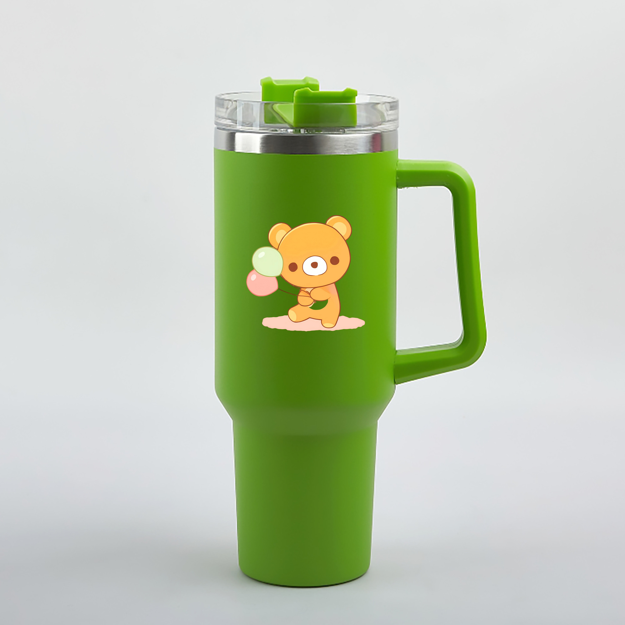（画像用） リラックマ リラックマ キイロイトリ Rilakkuma Korilakkuma Kiiroitori 1200mL車用タンブラー（カラープリント）